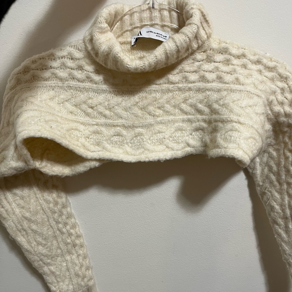 Zara cable ultra crop